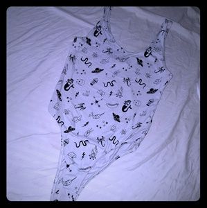 H&M Coachella edition Bodysuit